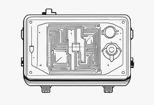microchip tattoo idea