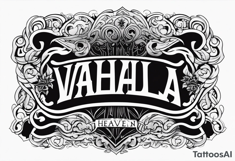 Valhalla heaven tattoo idea