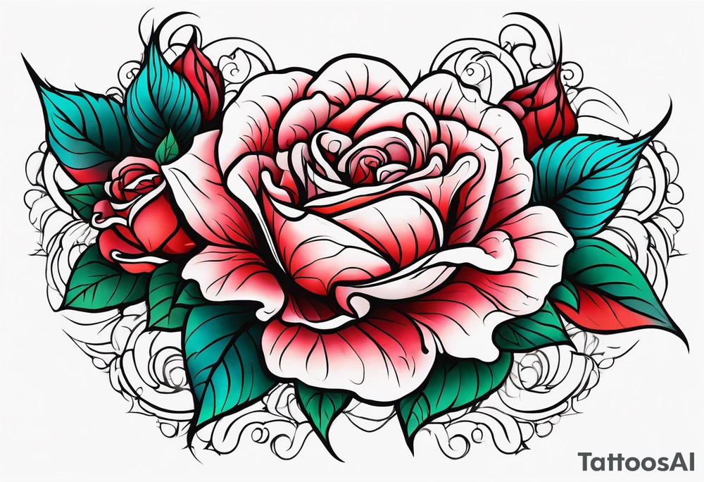 Rose tattoo idea