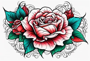 Rose tattoo idea