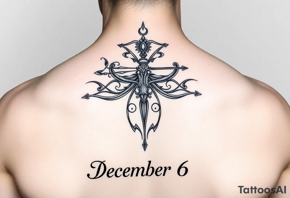 Sexy Sagittarius December 6th tattoo idea