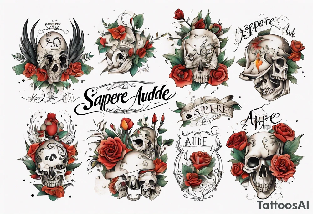 sapere aude 
romantisch tattoo idea