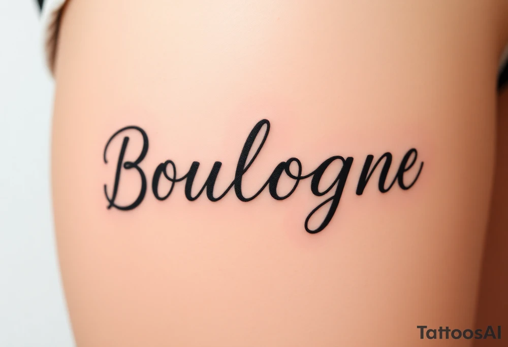 Boulogne tattoo idea