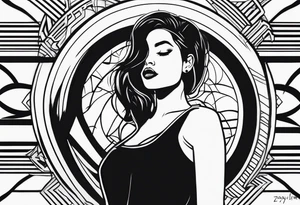 the name Zaqlyne tattoo idea