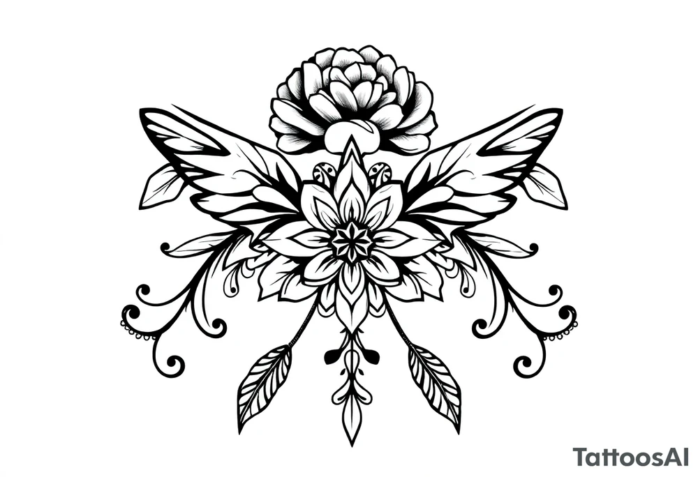 Lace garder tattoo idea