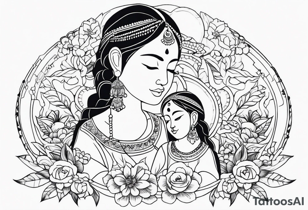 Pai e mãe tattoo idea