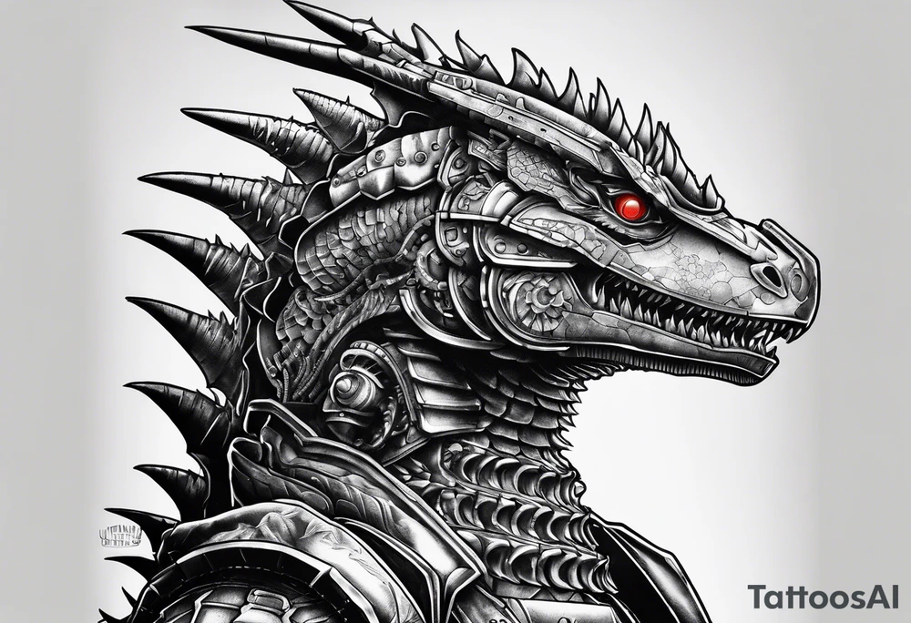 Mechagodzilla tattoo idea