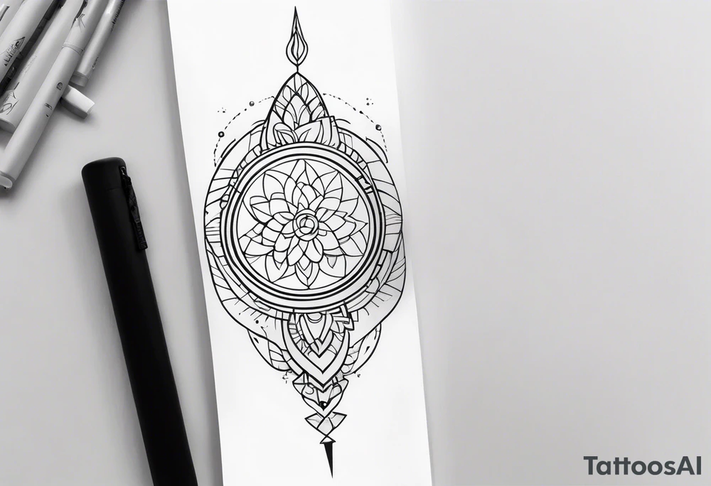 Reincarnation forearm tattoo tattoo idea