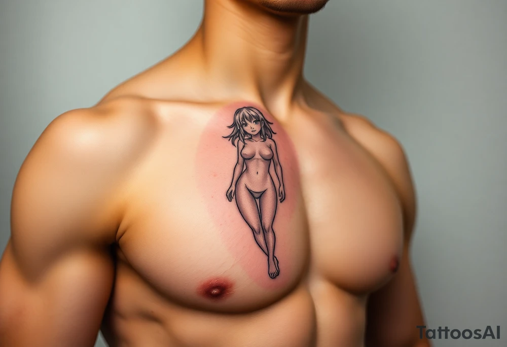 Naked anime girls tattoo idea