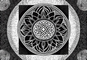 kali mandala, sacred geometry tattoo idea