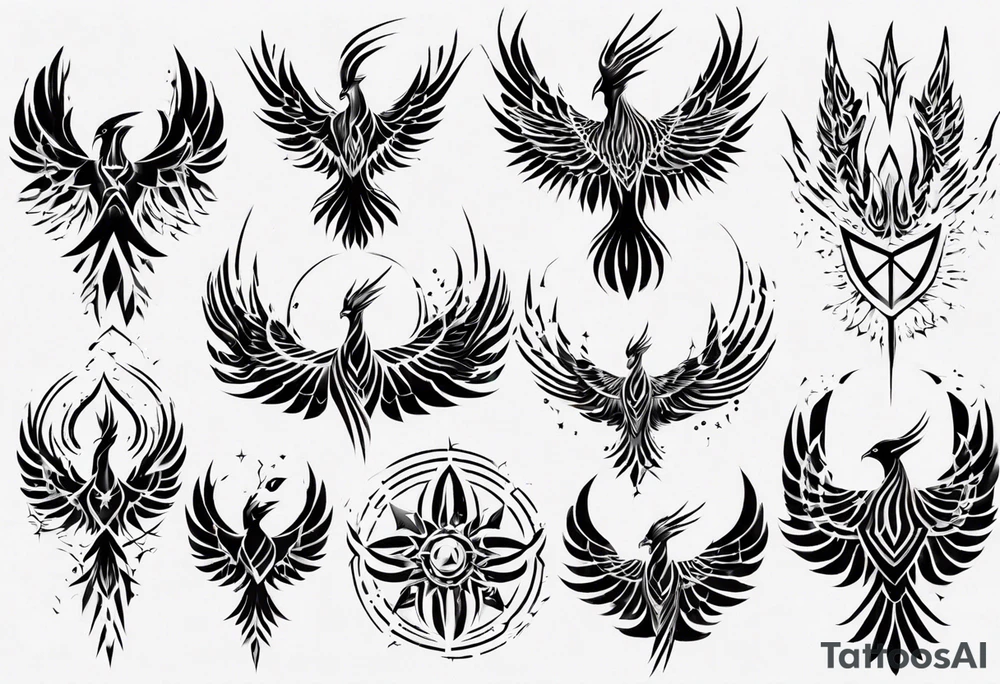 Phoenix tattoo idea
