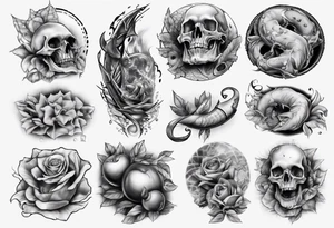 realistic stomach full sleeve tattoo idea