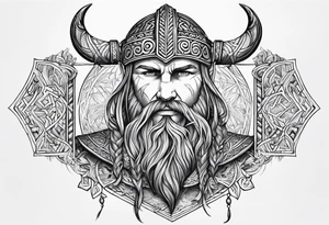 Viking, pfern, paganism tattoo idea