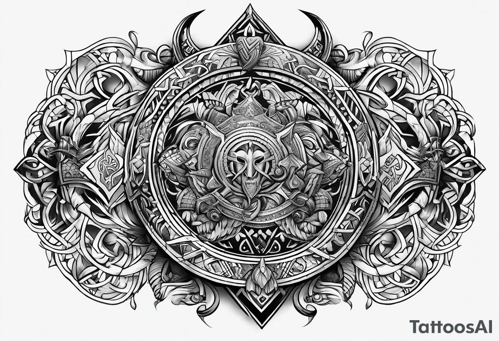 Viking tattoo idea