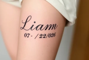 Liam 
07/20/26 tattoo idea