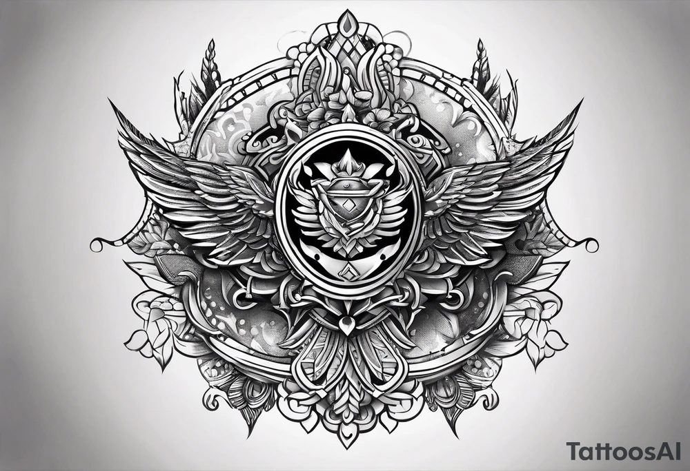 juctice emblem tattoo idea