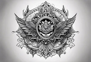 juctice emblem tattoo idea
