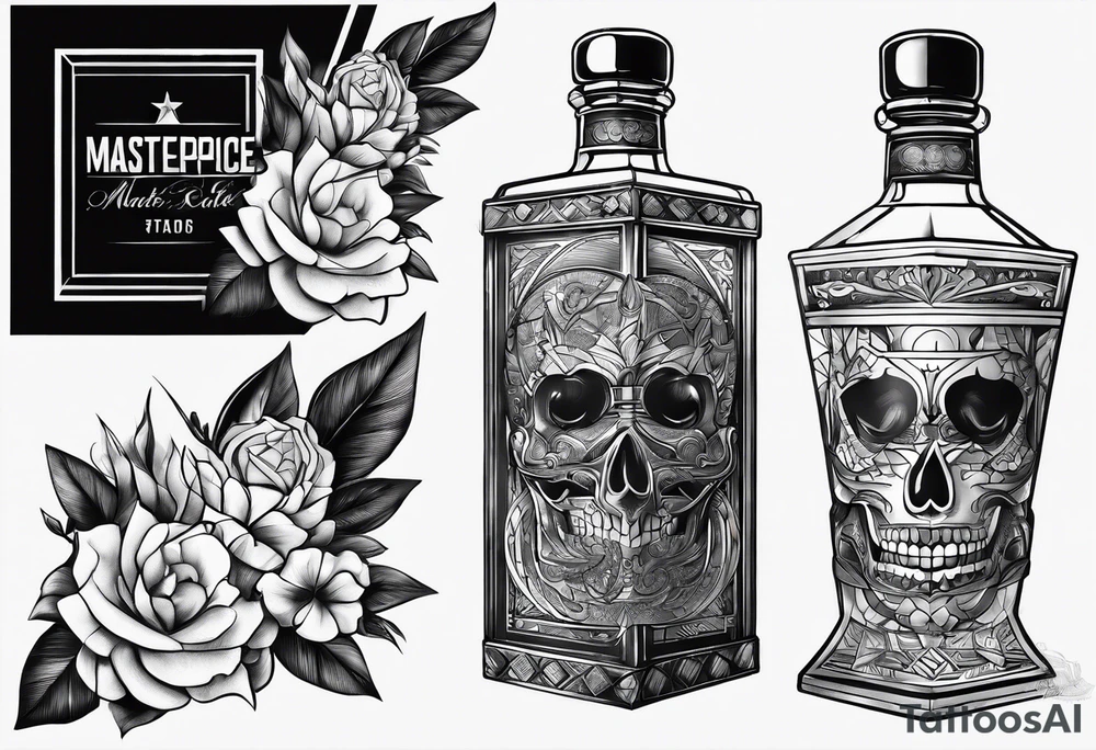 Molotov cocktail tattoo idea