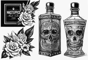 Molotov cocktail tattoo idea
