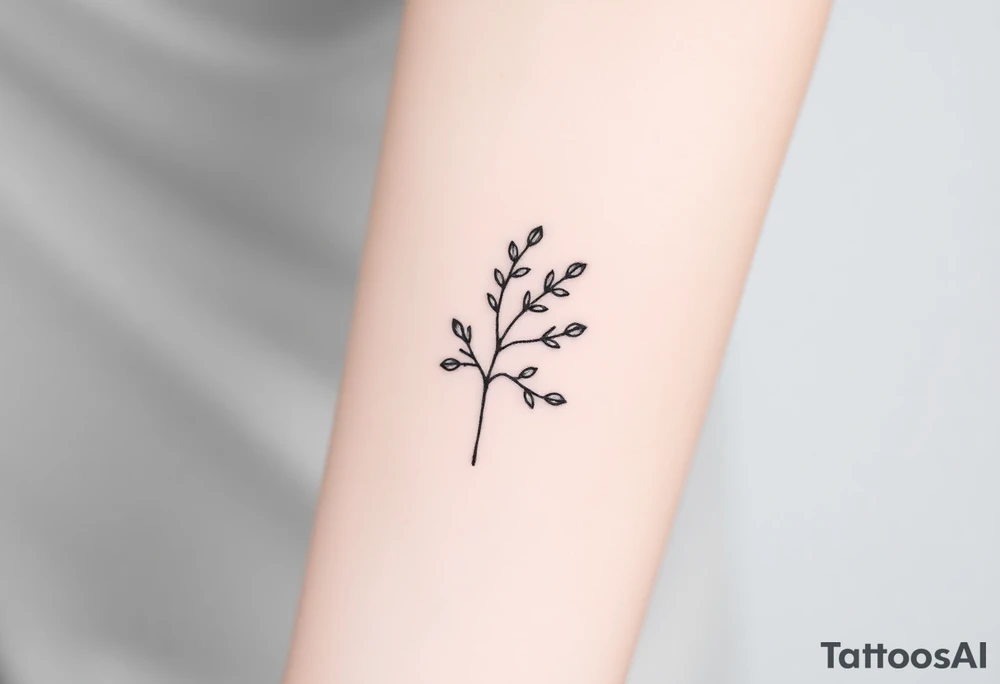 Ilex aquifolium tattoo idea