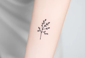 Ilex aquifolium tattoo idea