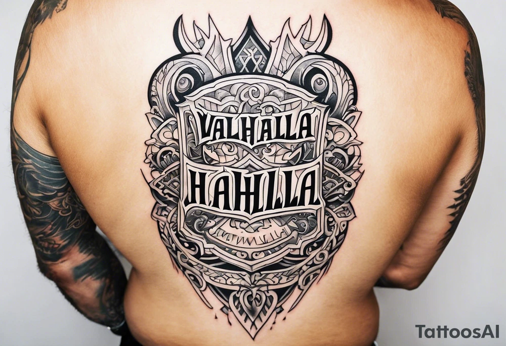 Valhalla tattoo idea