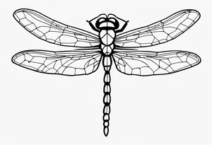 fine line barbed wire body small dragonfly tattoo idea