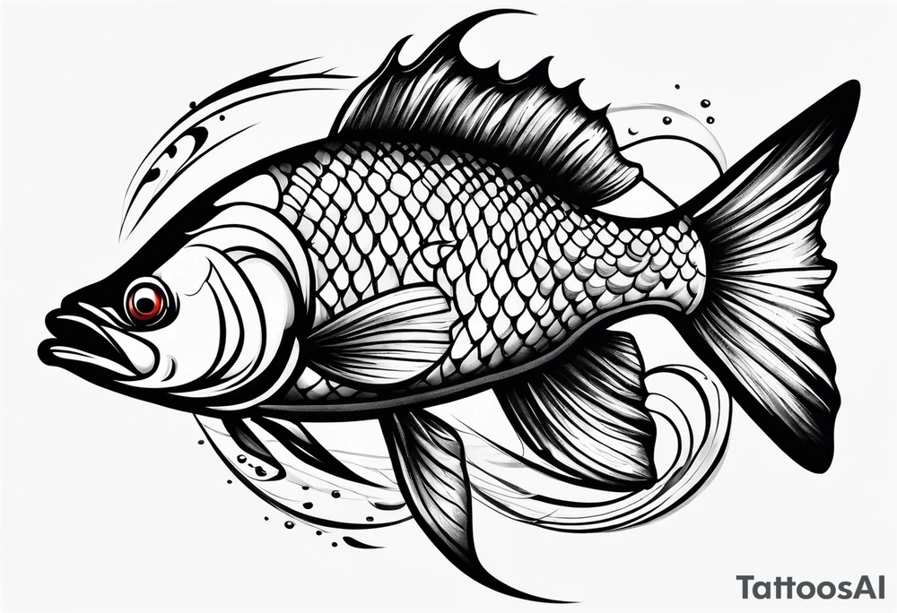 Fishing #2 tattoo idea