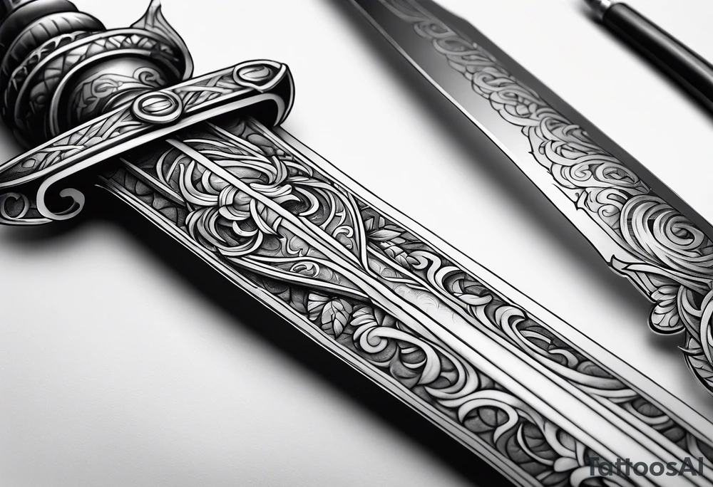 Sword tattoo idea