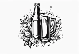 BEER CUP tattoo idea