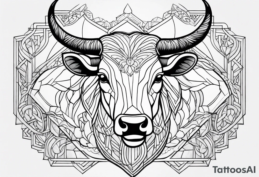 Mother son taurus tattoo idea