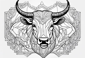 Mother son taurus tattoo idea