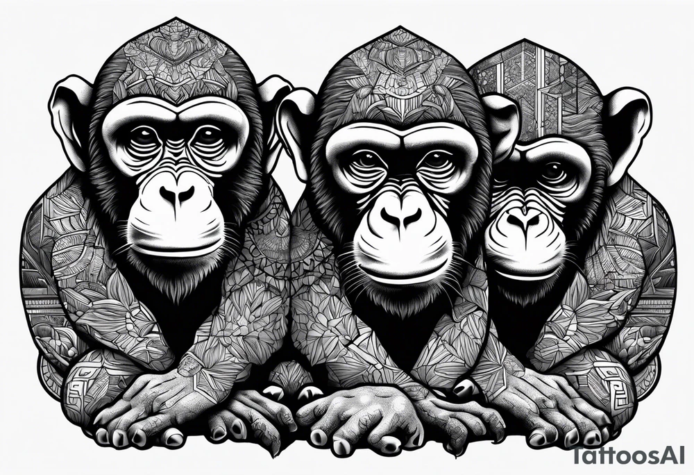 see no evil talk no evil hear no evil monkeys tattoo idea see no evil talk no evil hear no evil monkeys tattoo idea