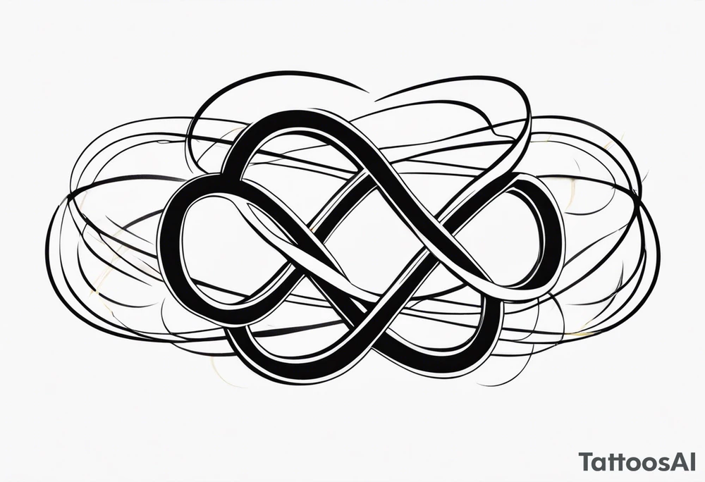 The phrase TB5 surrounded by double infinity symbol tattoo idea The phrase TB5 surrounded by double infinity symbol tattoo idea