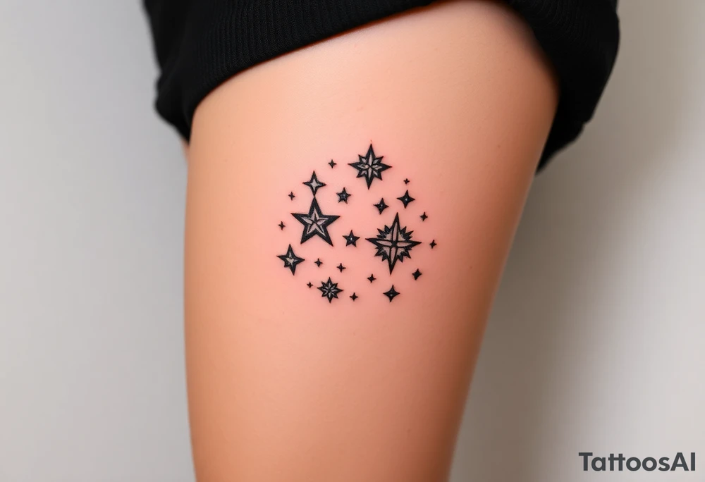 Stars tattoo idea