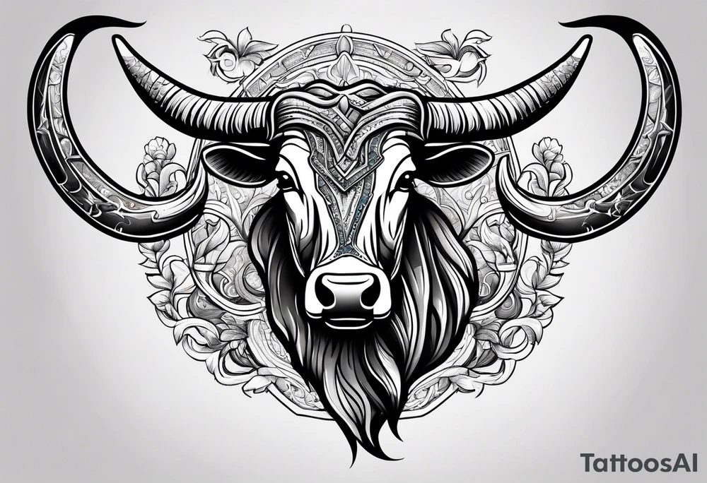 cybersigilism Longhorn tattoo idea