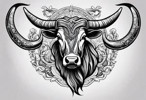 cybersigilism Longhorn tattoo idea