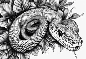 taottos that go with a snake tattoo idea
