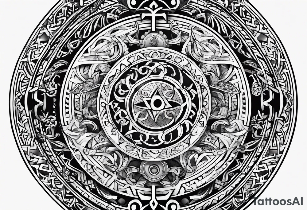 Viking Vegvisir tattoo idea