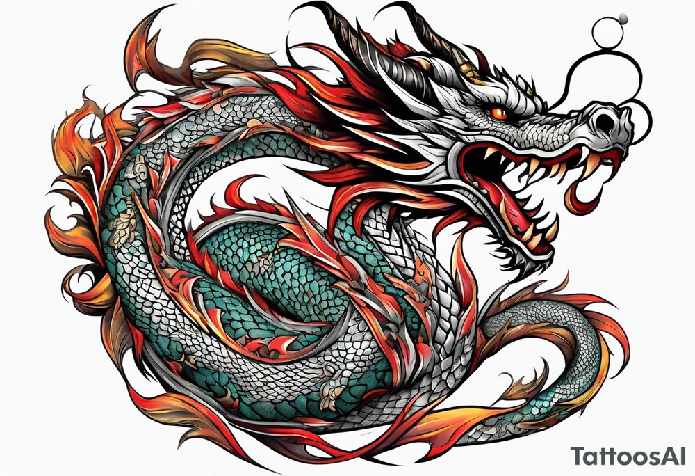 dragon tattoo idea
