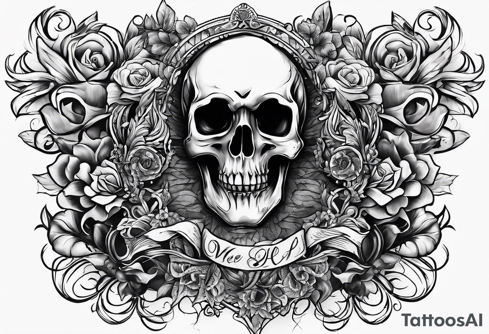 surviving death from a heart attack tattoo idea