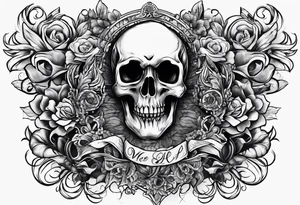 surviving death from a heart attack tattoo idea