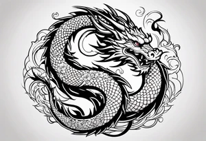 Haku Dragon tattoo idea