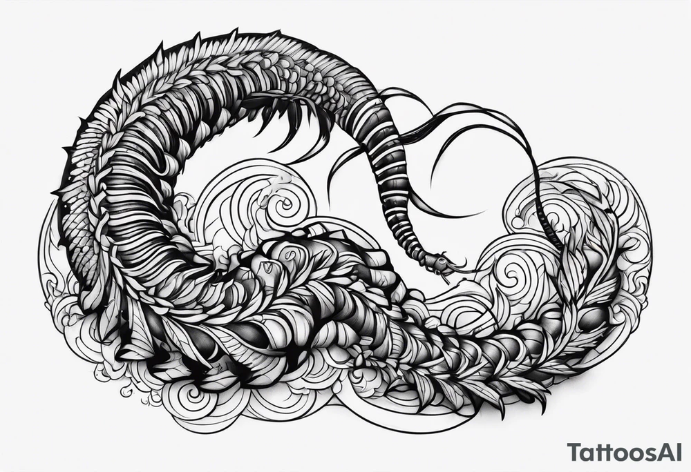 centipede tattoo idea