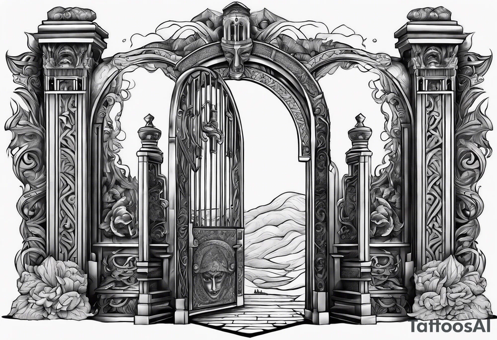 Valhalla gates tattoo idea