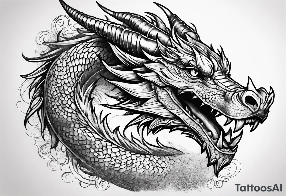 Dragon tattoo idea