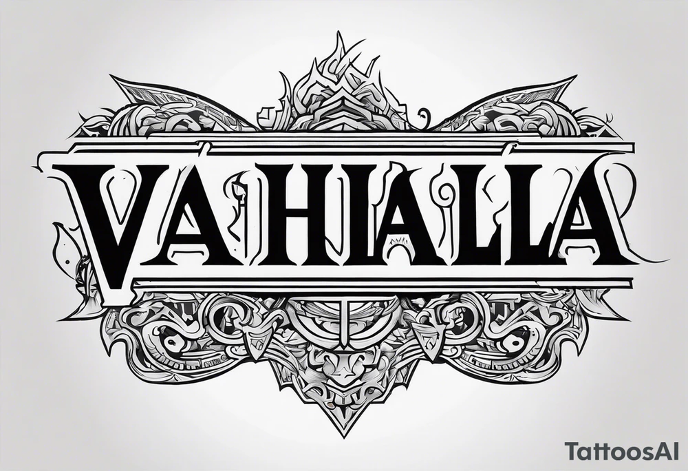 Valhalla tattoo idea