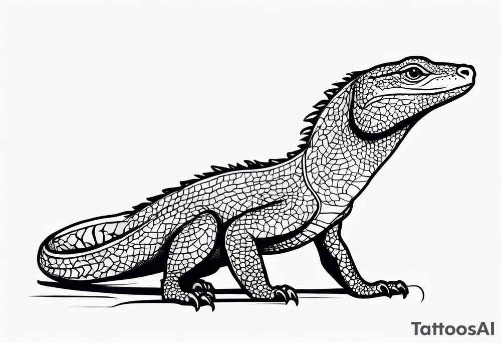 goanna tattoo idea
