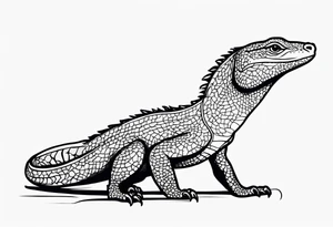 goanna tattoo idea