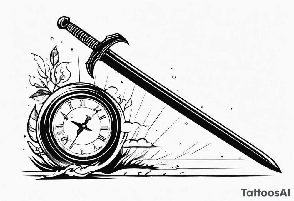 About time travel and i also want sword tattoo idea